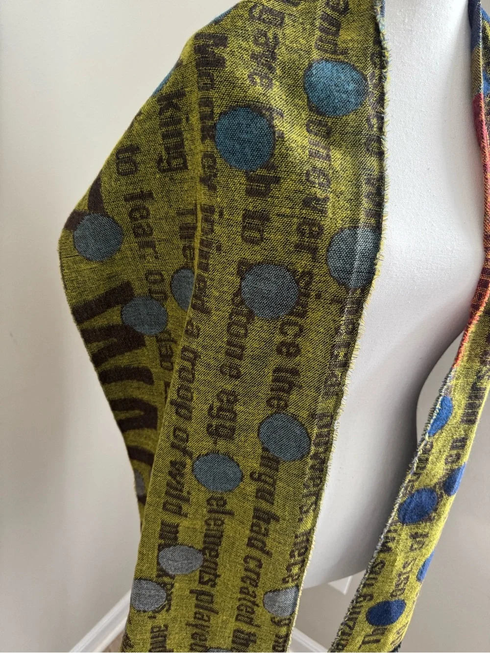 Walter Van Beirendonck Monkey King Journey To The West Woven Scarf Rare 66”